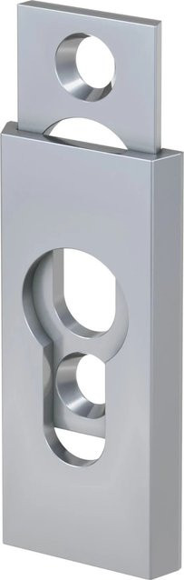 BASI Schutz-Schieberosette SR 450 PZ Eckig aus Aluminium in Silber - Bild 1