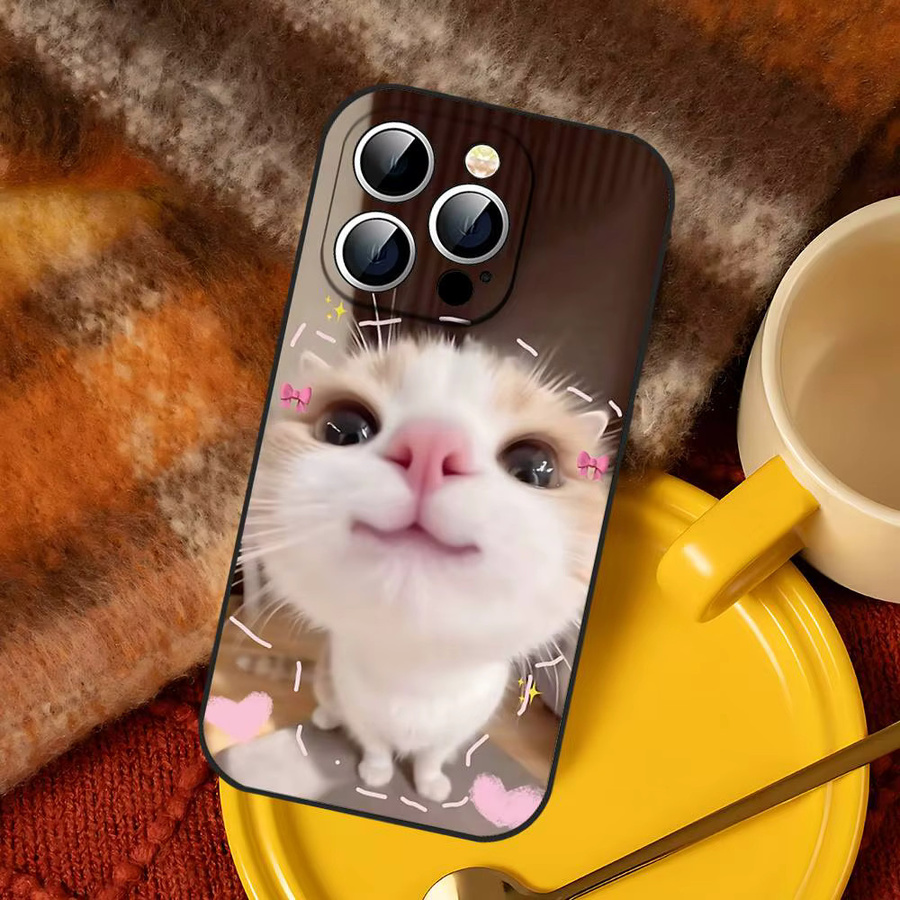 Mesuca Handyhülle mit niedlichem Katzen-Design für iPhone 11 bis iPhone 17 Pro Max, Mehrfarbig - Bild 5