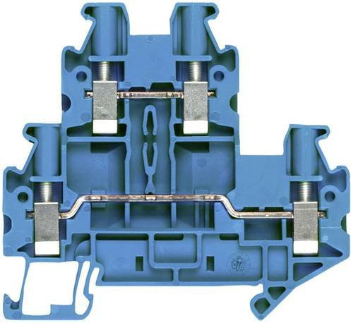 Siemens Doppelstockklemme Schrauben Blau 50 Stück - Bild 1