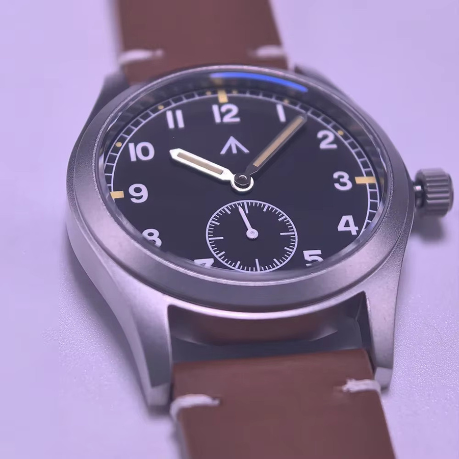 MILITREK Armbanduhr, Quarz, Edelstahl, 37 mm, Saphirglas, Grün, Unisex - Bild 2