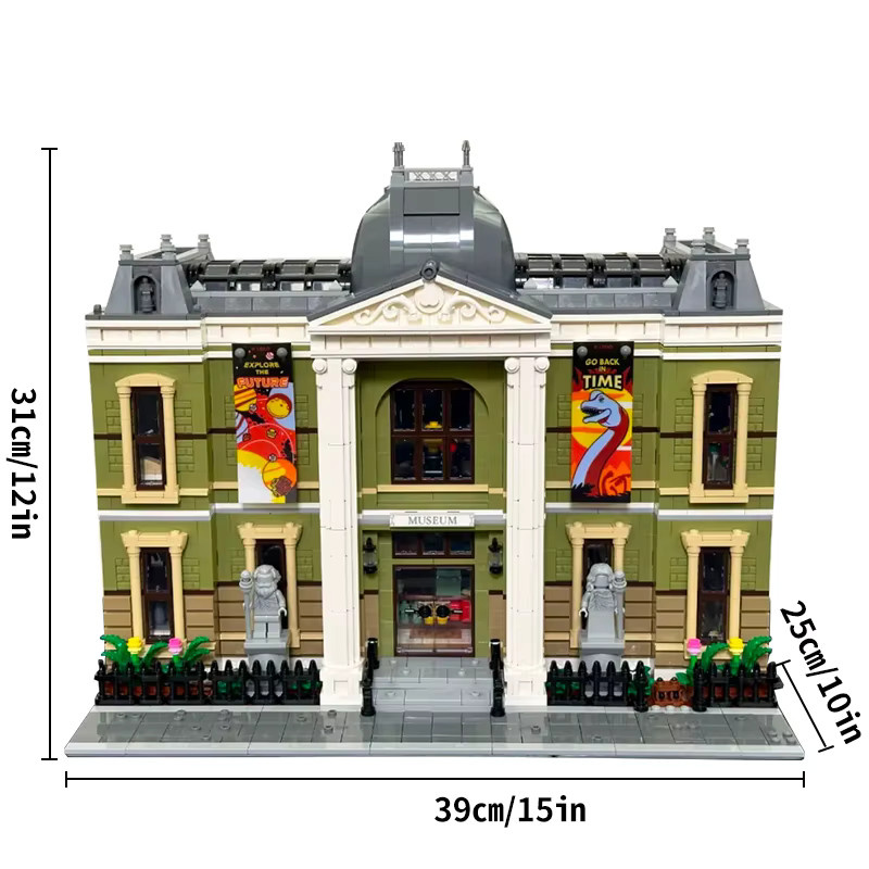 WSUEL Naturhistorische Bausteine, Architektur-Museum-Bausteine, 4014 Teile, ab 18 Jahre - Bild 2