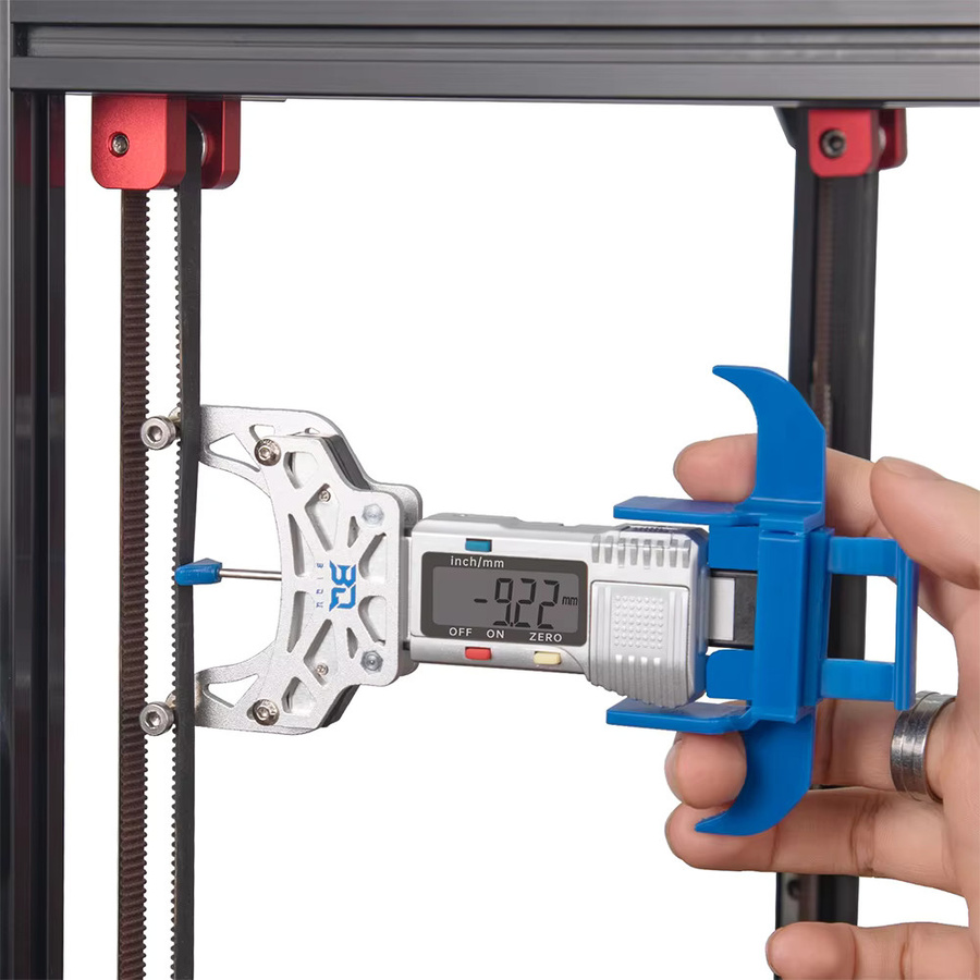 BIGTREETECH Belter Hochpräzises Riemenspannungswerkzeug mit digitalem Display in Silber für Voron V2.4 3D-Drucker - Bild 3