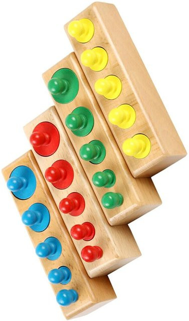 Kidsly Steckzylinder Spielzeug, Holz, ab 1,5 Jahre - Bild 1