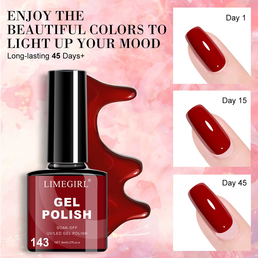 LIMEGIRL Gel-Nagellack-Set, 7-teilig, semi-permanent - Bild 3
