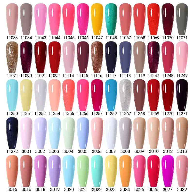 Clou Beaute Gel Nagellack, Karamellbraun, Glänzend - Bild 3