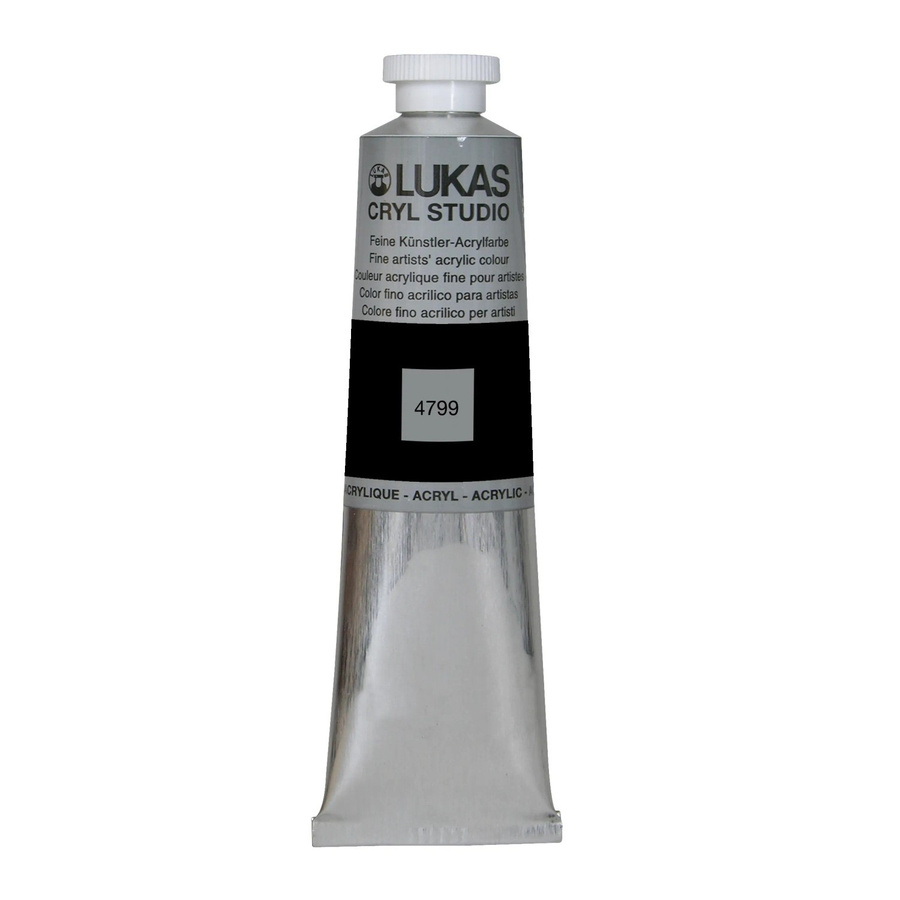 Lukas Cryl Studio Premium-Acrylfarbe Eisenoxidschwarz 75 ml - Bild 2