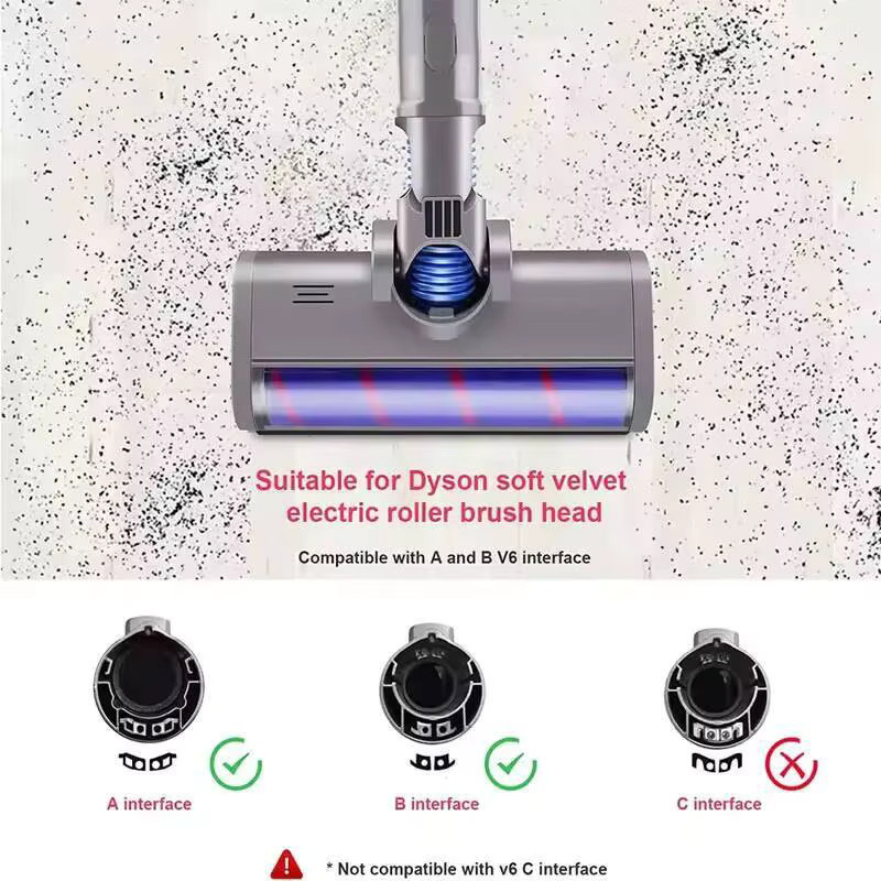 Dyson Bodenbürste als weiches Zubehör für Staubsauger V6 DC58 DC59 DC61 DC62 aus Kunststoff - Bild 4