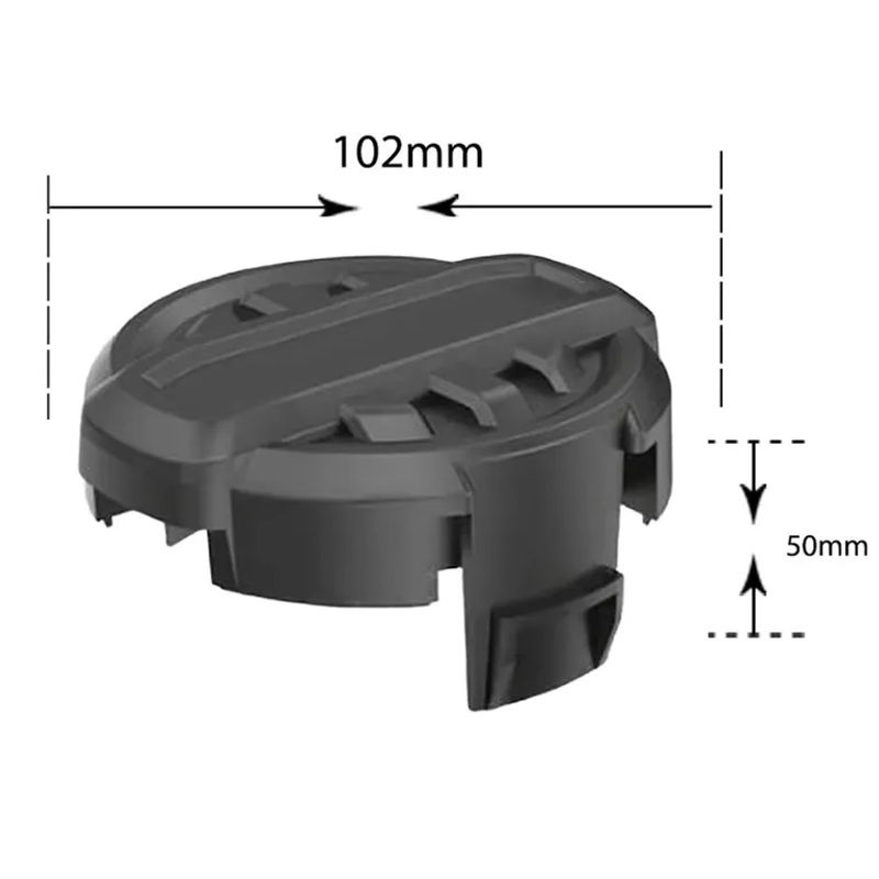 Vibratite 2-teiliges Grasmäher-Abdeckungsset in Grau und Schwarz als Ersatzteil für Unkrautentfernungsmaschinenköpfe RSDWO995-1 DWO1DT995 DCST922P1 DCST922B - Bild 3