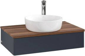 V&B Waschtischunterschrank Antao mit Beleuchtung, lackiert, B/T/H: 80 x 50 x 19 cm - Bild 1
