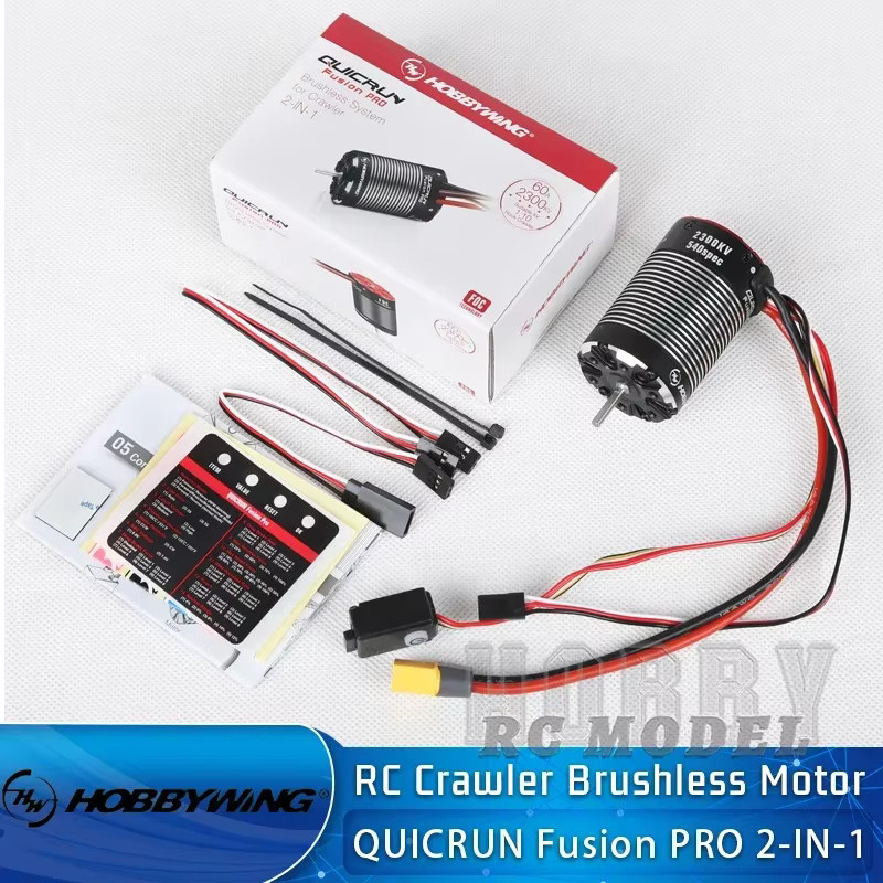 HOBBYWING QUICRUN Fusion PRO 2-IN-1 Bürnenloser Motor ESC, 60A 2300KV - Bild 3