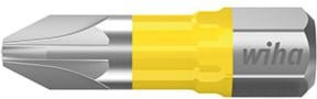 Wiha Bit Set Y-Bit 25 mm Pozidriv PZ3 5-tlg. 1/4 Zoll in gelber Box - Bild 1