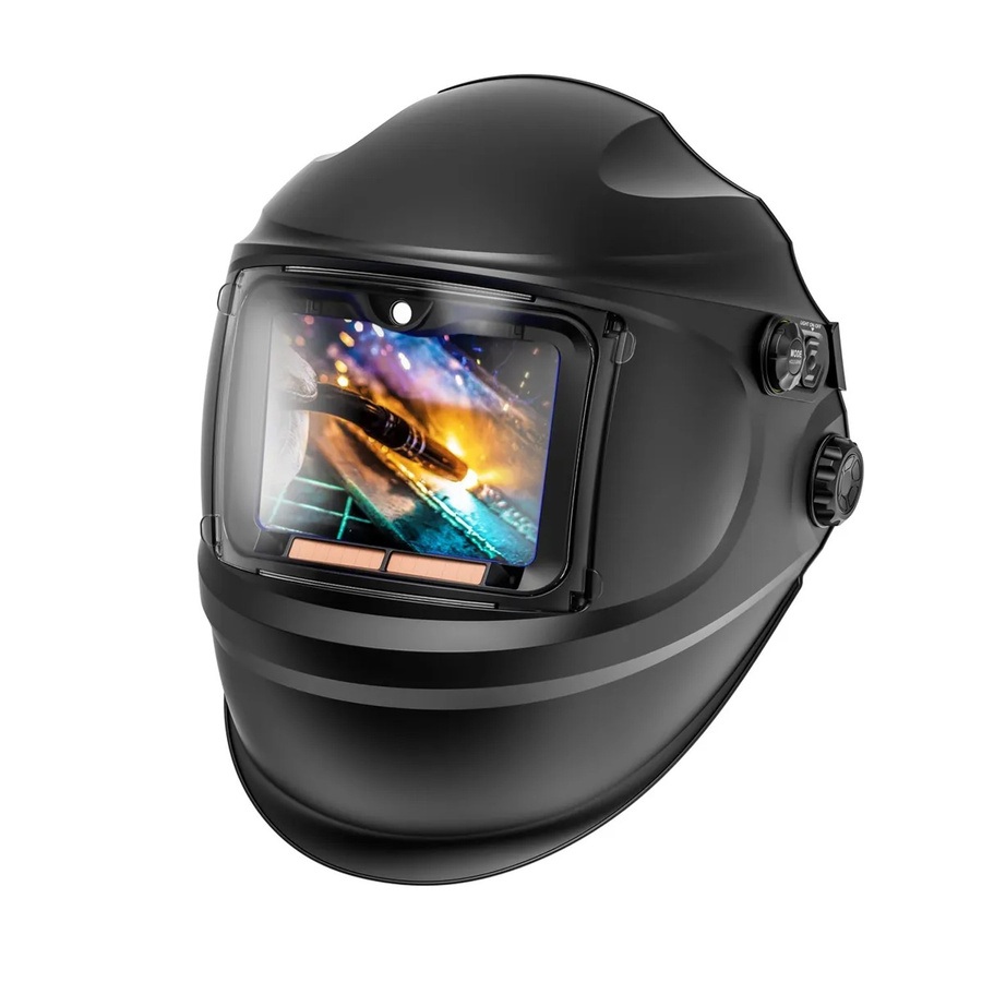 STAHLWERK Schweißhelm Raptor 3 In 1 Automatik Schweißermaske mit LED Licht in Schwarz - Bild 2