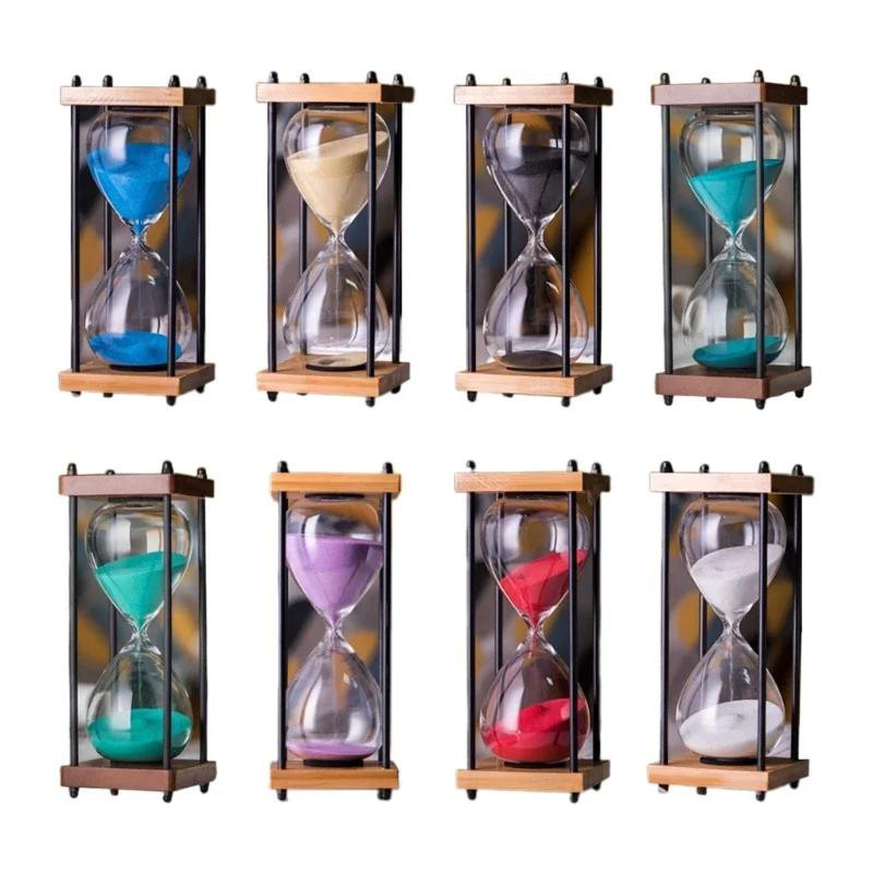 Sanduhr-Timer 60 Minuten von Garden Supplies My in Hellblau aus Metall und Borosilikatglas für Zeitmanagement und Schreibtischdekoration - Bild 3