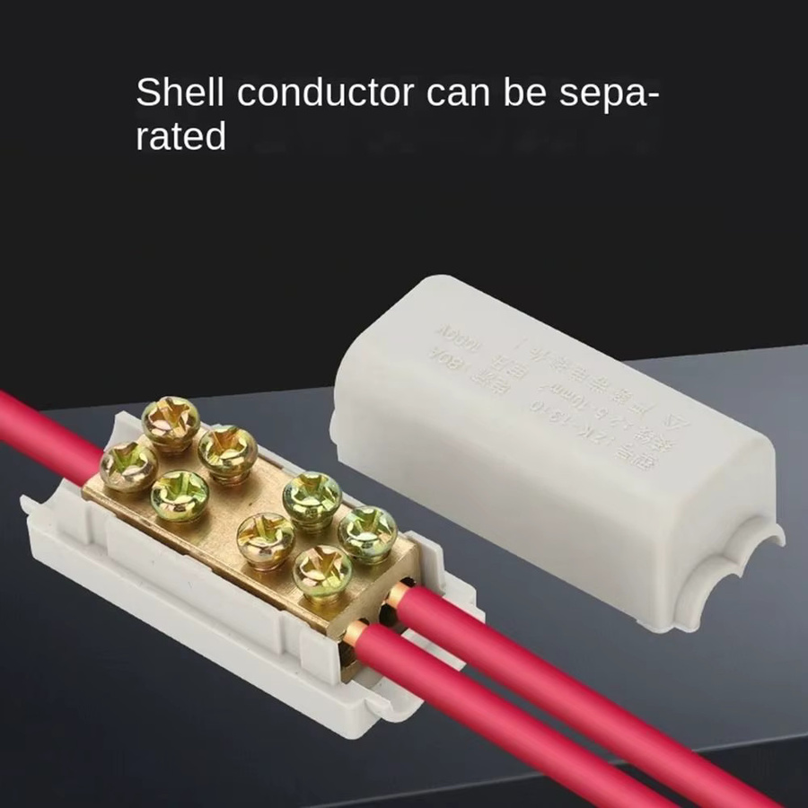 Universal High Power T-Typ Schnellstecker Drahtverbinder und Splitter Terminal in Weiß - Bild 2