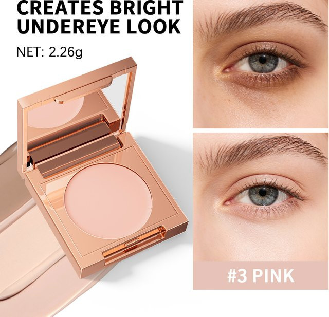 ibcccndc CC Full Coverage Pressed Powder Foundation, Pink, Matt - Bild 1