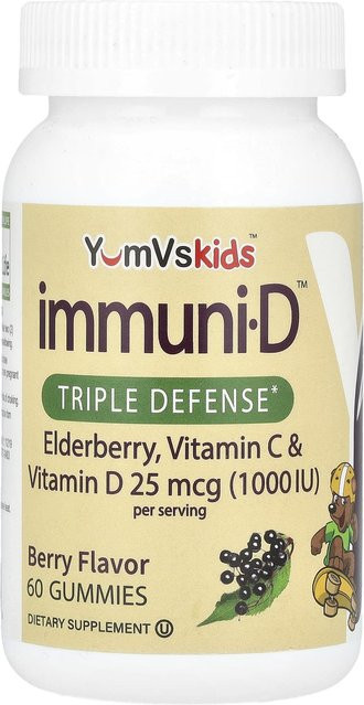 YumVs Immuni-D™ Holunderbeere Beerenaroma 60 Gummibärchen - Bild 1