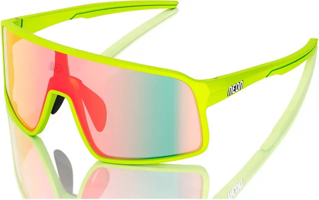Neon Stratus Sonnenbrille, randlos, gelb, Unisex - Bild 1