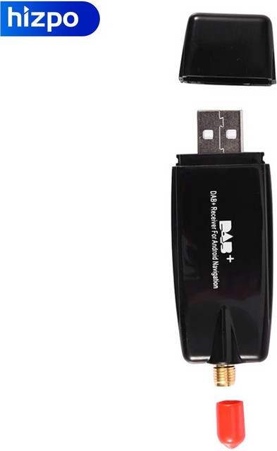 Hizpo USB-C GPS-Antennen-Adapter für Android Autoradio Multimedia-Player in Schwarz - Bild 1