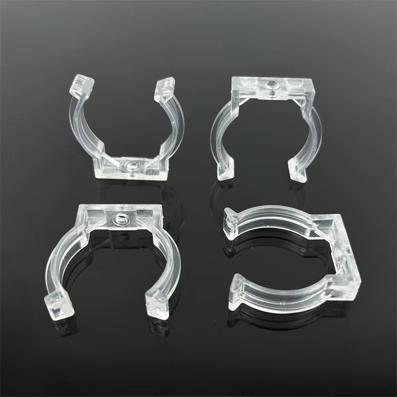 Khelse Runder Silikonschlauch und Kunststoff-Befestigungsclip für T4 T5 T8 T10 LED-Röhren, transparenter Halter für Neon-Flex-Streifen und Lichtmontage - Bild 3