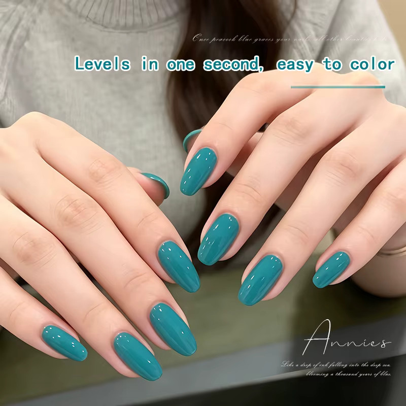 XIANZHIHE Nagellack, Pfauenblau, Glänzend - Bild 2