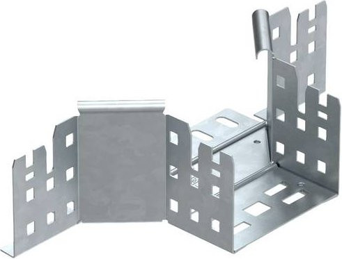 OBO Bettermann Anbau-Abzweigstück aus Metall in Silber - Bild 1