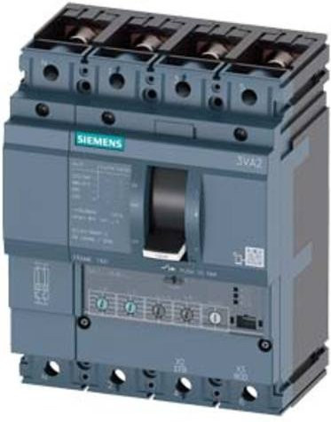 Siemens 3VA2116-6HN42-0AA0 Leistungsschalter in Grau mit einem Einstellbereich von 63 - 160A und einer maximalen Schaltspannung von 690 V/AC - Bild 1