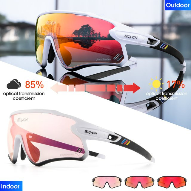 Scvcn Sonnenbrille, rot, Vollrand, Kunststoff, Unisex, polarisiert - Bild 1