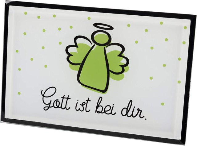 Uljö Glas-Deko Engel in Weiß - Bild 1