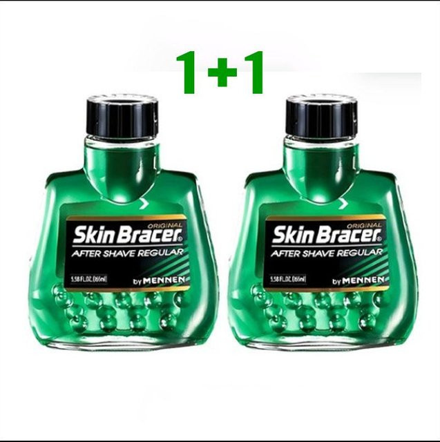 Mennen Skin Bracer Aftershave Regular, 2x 165 ml, Herren - Bild 1