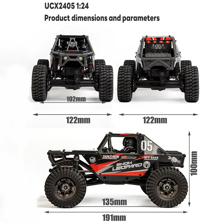 UDIRC RC Crawler, 1:24, 4WD, Off-road, ab 14 Jahren - Bild 4