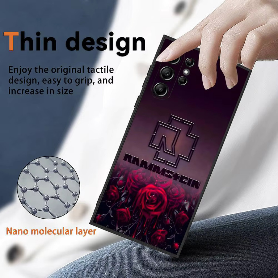 Rammstein ES Handyhülle für Samsung Galaxy S20 S21 S22 S23 S24 Serie FE Plus Ultra, Schwarz, Weiches TPU Material - Bild 6