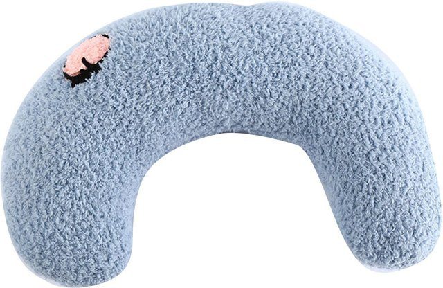 GoolRC Haustierkissen halbkreisförmig aus Fleece in Blau zur Unterstützung der Wirbelsäule - Bild 1