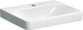 Geberit Waschtisch Smyle Square aus Keramik in Weiß mit Hahnloch und ohne Überlauf, B: 60 cm, T: 48 cm - Bild 1