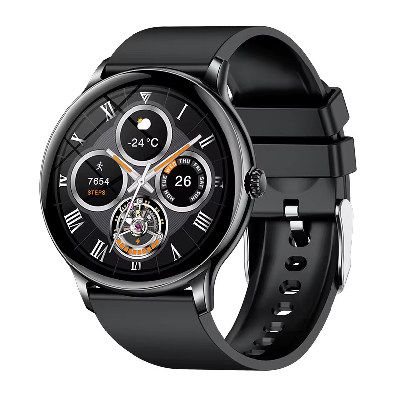LIGE Smartwatch, Edelstahl, Schwarz, Unisex, Bluetooth, Wasserdicht - Bild 7