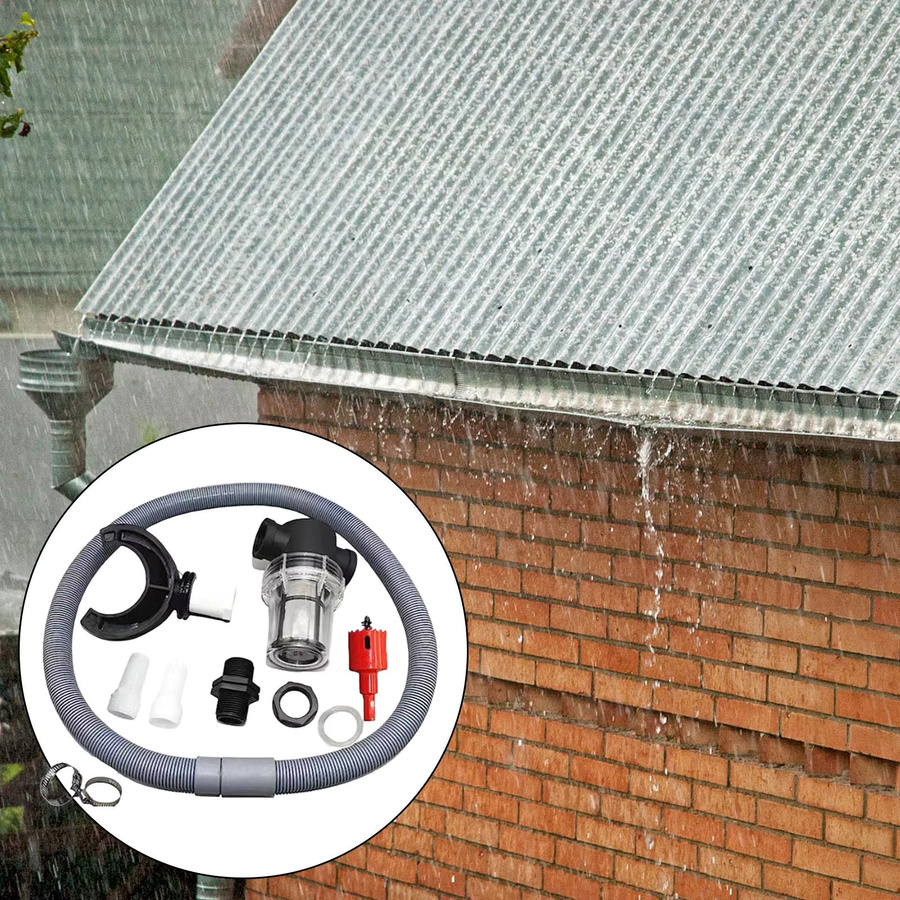 MagiDeal Regenwassersammler für Fallrohre in Grau zur Regenwassernutzung für Garten und Dächer - Bild 3