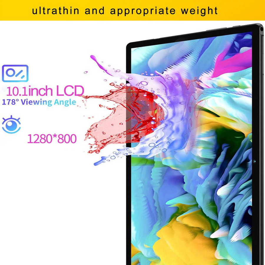 BDF S10 Tablet-PC mit Android 11, 10,1 Zoll, 4 GB RAM, 64 GB ROM, MediaTek, Rose Gold - Bild 7