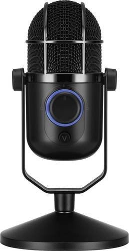 Thronmax M3 USB-Kondensatormikrofon in Schwarz mit Standfuß und USB-C Anschluss - Bild 1