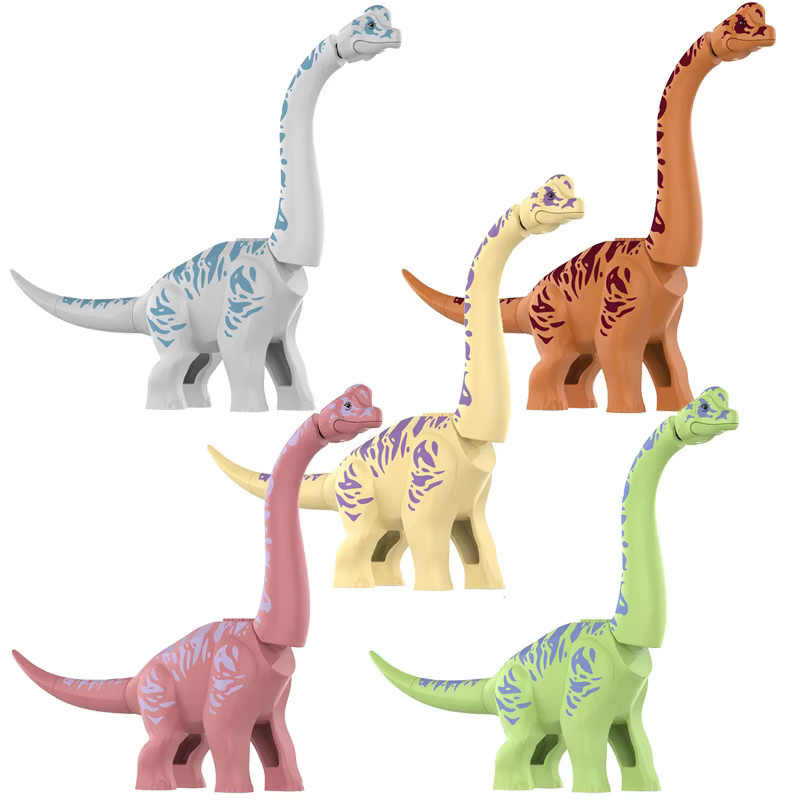 BXA Jurassic Dinosaurier Welt, Brachiosaurus Modell Bausteine, Dinosaurier Figuren - Bild 1