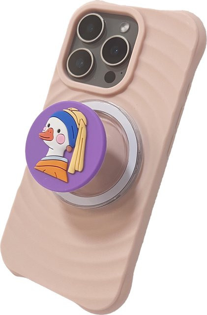 Niedlicher Enten Griptok Handyhalter und Ständer für dein iPhone 17 Pro Max und 16 Pro Max - Bild 1