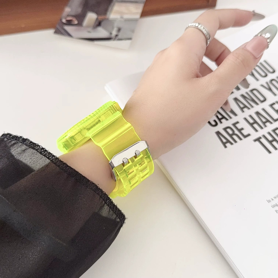 Samsung Galaxy Watch 8 Armband, Silikon, transparent, Unisex - Bild 2