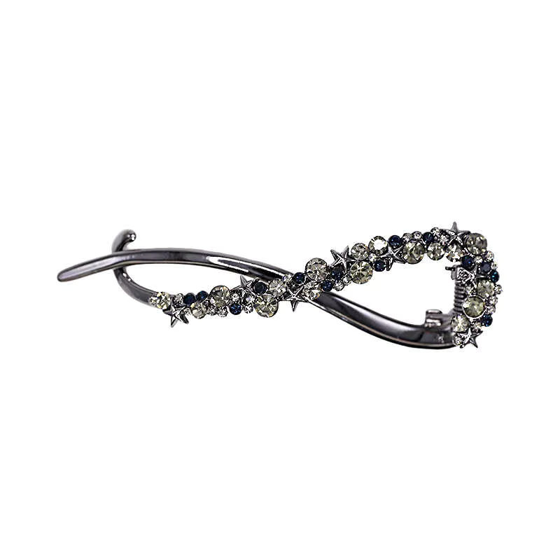 VANIKA Haar Clip, Strass, Banana Clip, Damen - Bild 2
