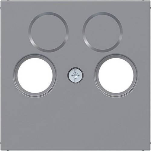 Hager Abdeckung Titan WAF1189TA in Silber und Grau - Bild 1