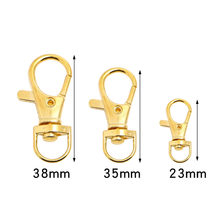 Karabiner Haken Legierung, 10 Stück, Schlüsselring, Schmuck Zubehör - Bild 2