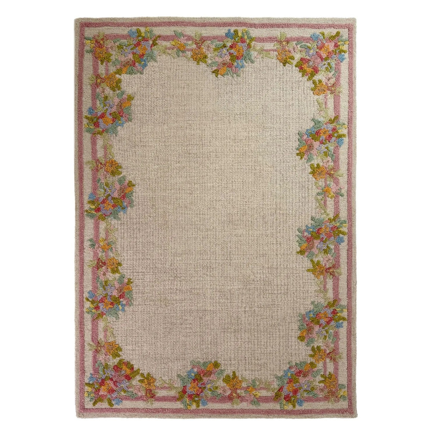 Flair Rugs Wollteppich Elise Floral Handgeknüpft Mehrfarbig B: 140 cm, T: 200 cm - Bild 2