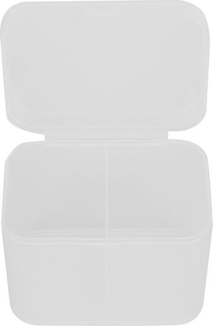 Koogeelife Aufbewahrungsbox für Nail Art Wattepads und Wattestäbchen mit Deckel, 2er Set, Weiß - Bild 1
