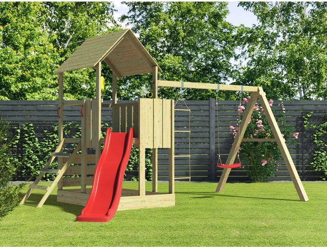 Prestige Garden Little Monkey Spielturm, Holz, Bunt / Mehrfarbig - Bild 1