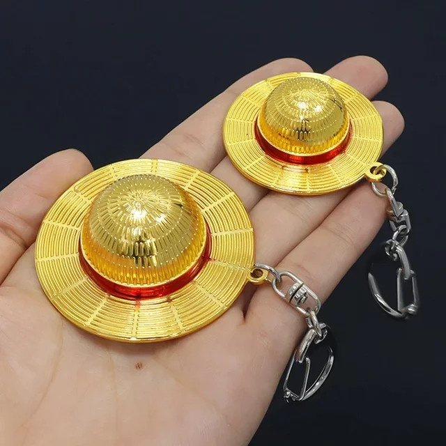 Bandai One Piece Schlüsselanhänger, Metall, Zubehör, Gelb - Bild 1