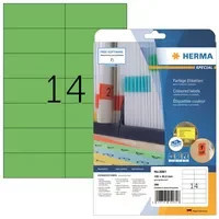 HERMA Universaletikett aus Papier in Weiß, B: 10,5 cm, H: 4,23 cm - Bild 1