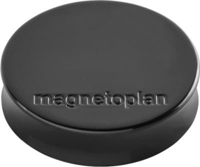 Magnetoplan Ergo-Magnete Medium in Schwarz, 10 Stück - Bild 3