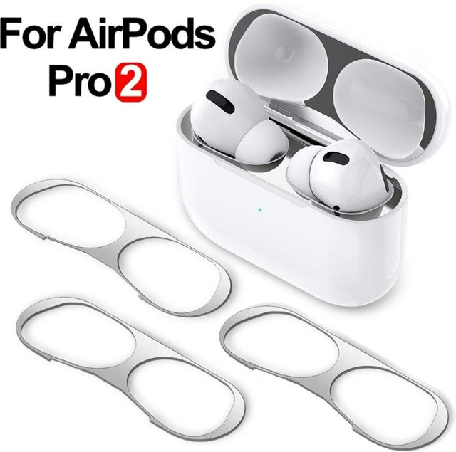 Apple AirPods Pro 2 Staubschutz Folie aus Metall für die Ladebox - Bild 1